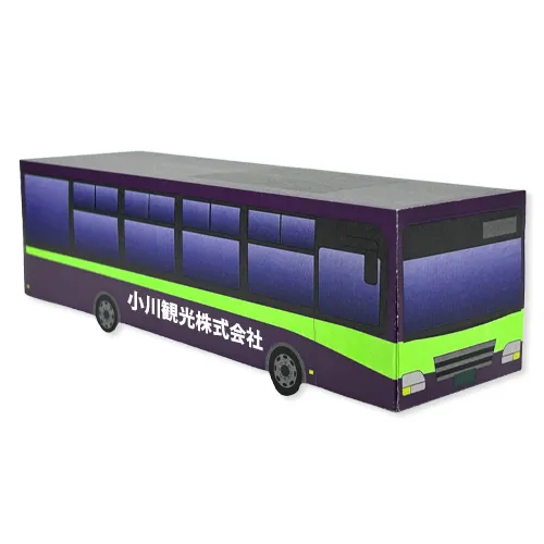 オリジナル ボックスティッシュ(バス型)50W