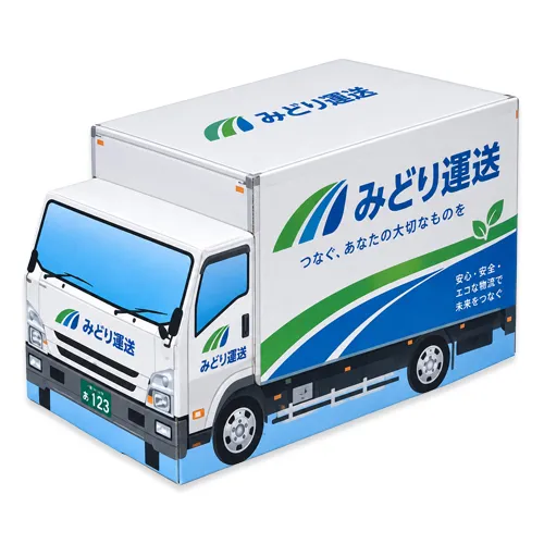 オリジナル ボックスティッシュ(トラック型)40W