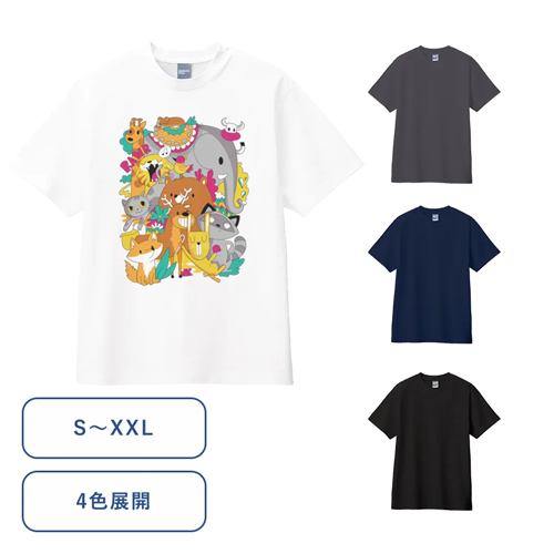 【インクジェット印刷】コットンTシャツ(5.6オンス)