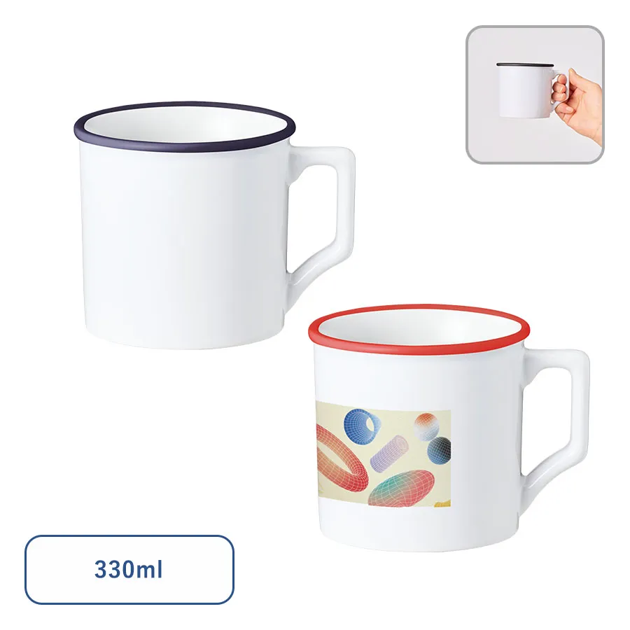 陶器マグストレート ラウンドリップ(M)