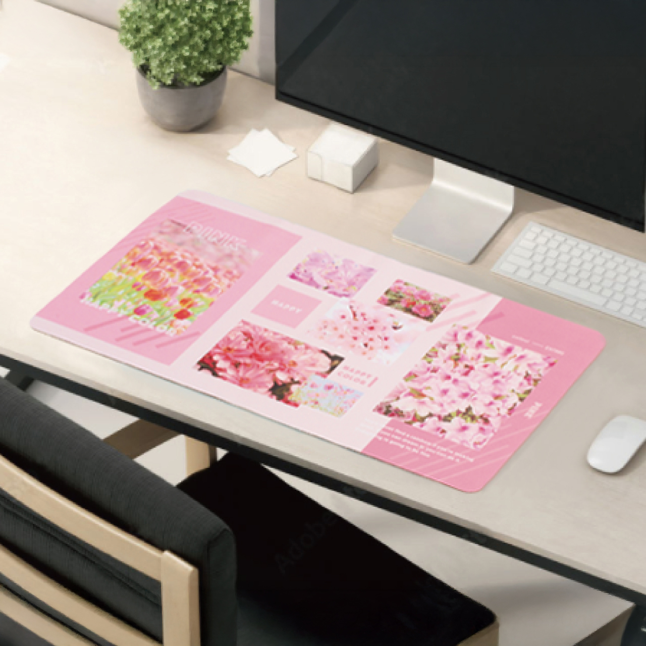 ラバーデスクマット(小)