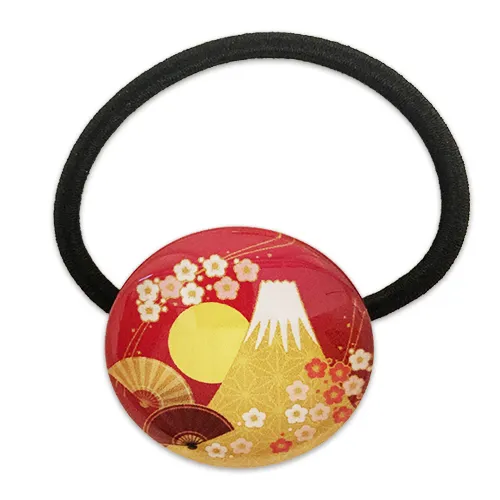 ガラスヘアゴム(円形)